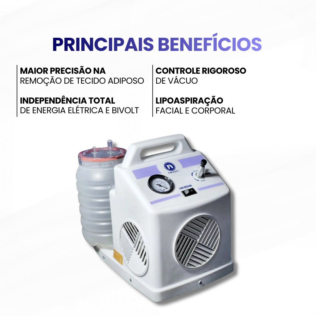 Bomba Vacuo Nevoni (Lipoaspiração 3003POL) - imagem 2