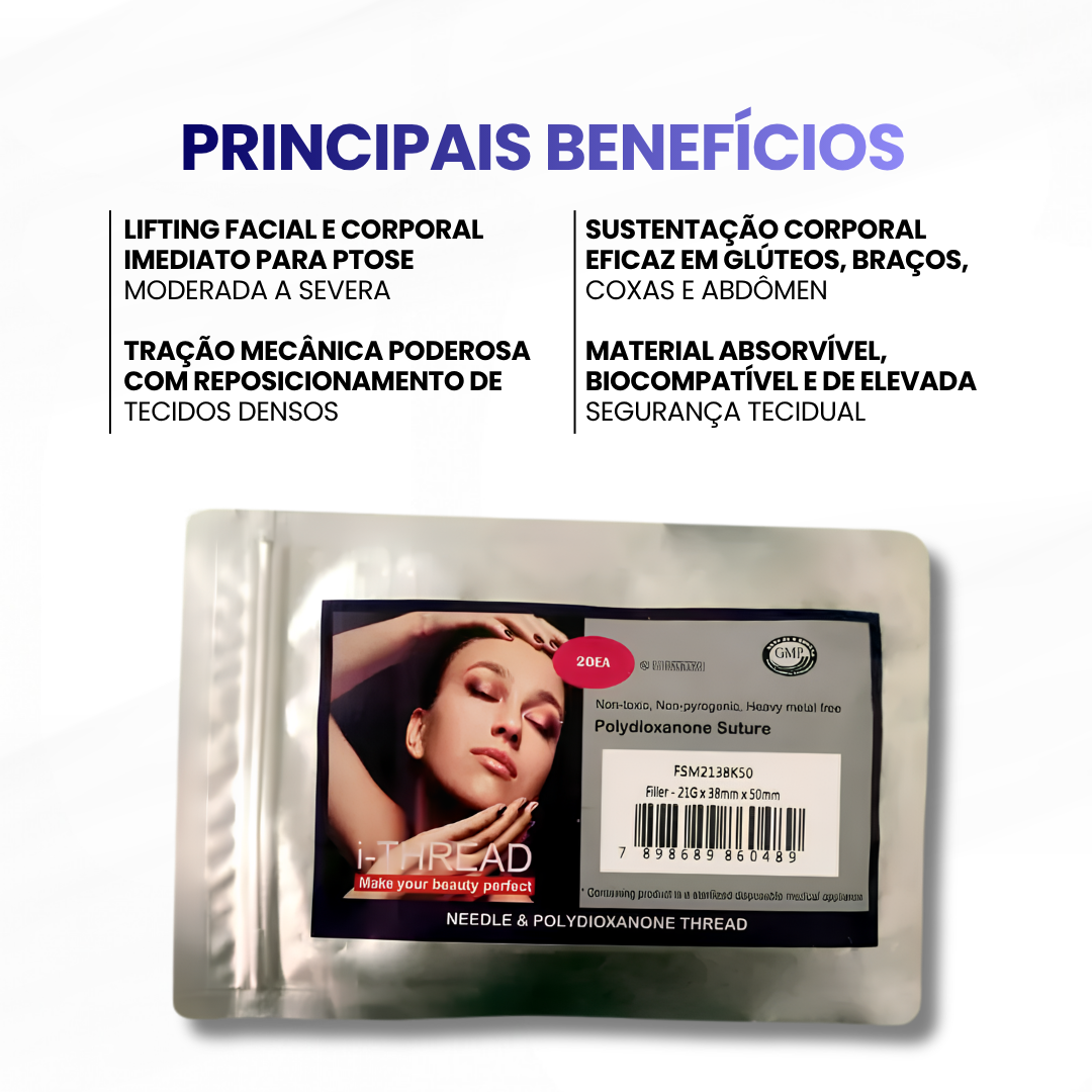 Fios Sculpt 18G - 100x 185mm Cânulados (5 blister c/ 02 unidades cada) - MedBeauty - imagem 2