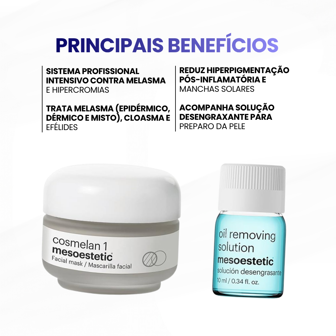 Cosmelan 1 Mask 10g + Oil Removing Solution 10 ml - imagem 2