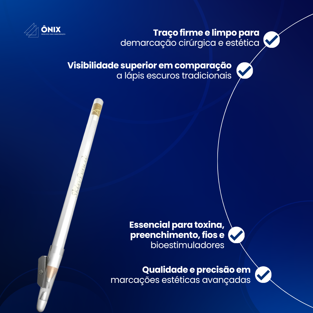 Skin Pencil  - Lápis Dermatográfico Branco - Alur medical - imagem 3