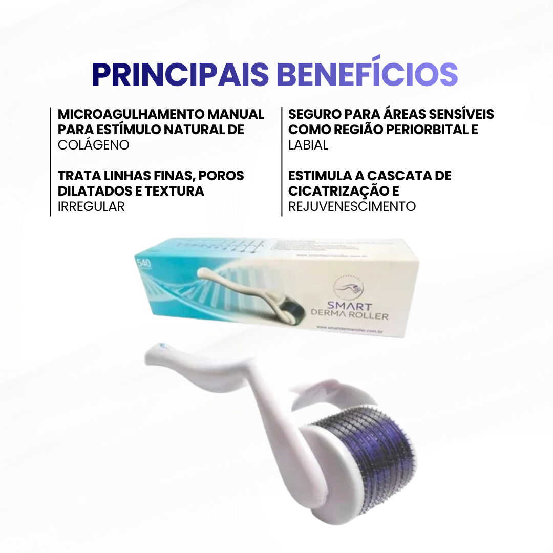 Smart Derma Roller 0,50 mm - HK 540 Agulhas - imagem 2