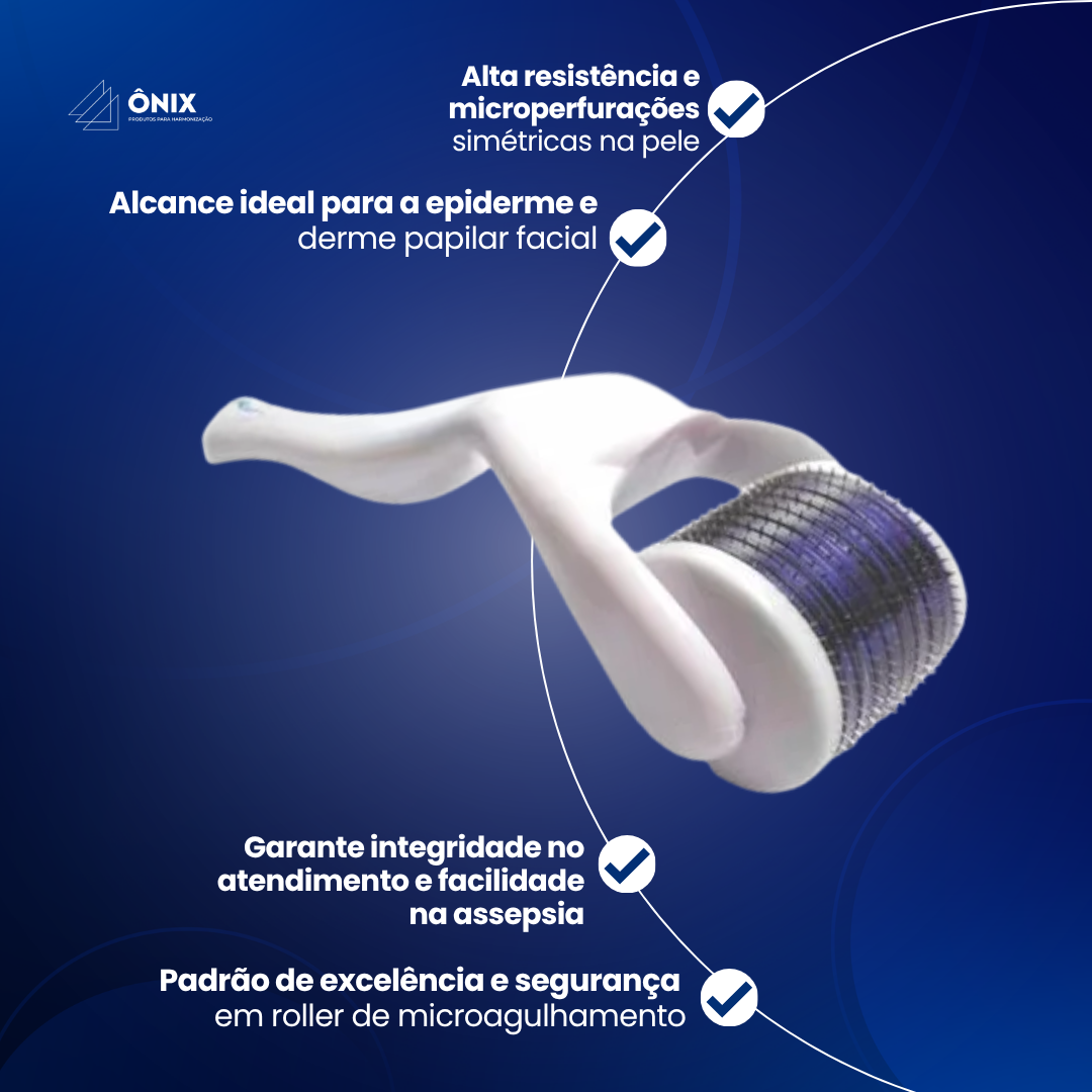 Smart Derma Roller 0,50 mm - HK 540 Agulhas - imagem 3