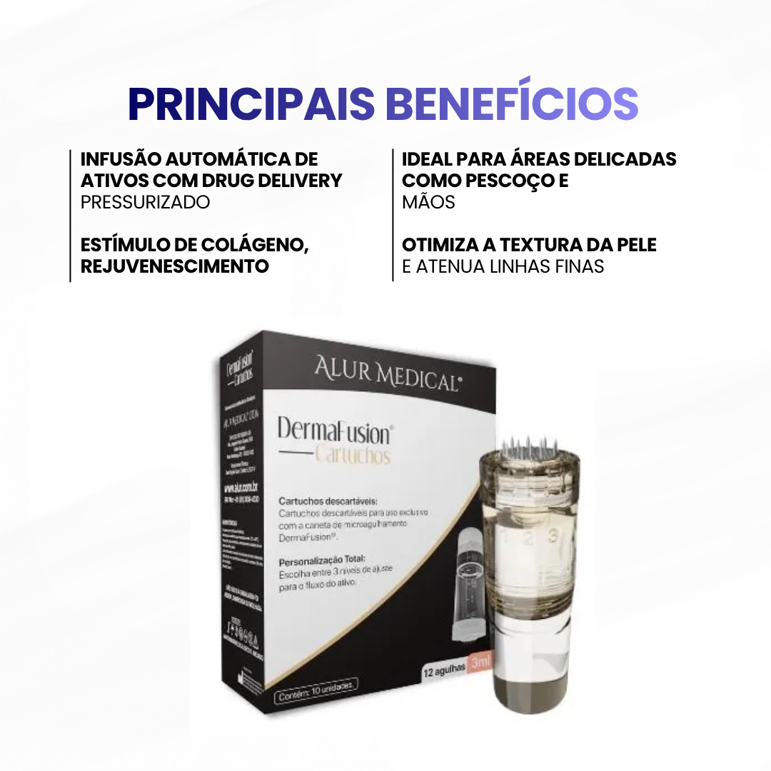 Cartuchos DermaFusion 3mL - 12 agulhas (Caixa com 10 unidades) - imagem 2