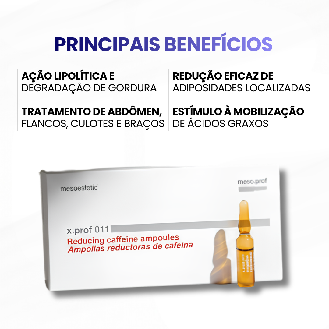Cafeína Prof 011 – (20x2ml) - Mesoestetic - imagem 2