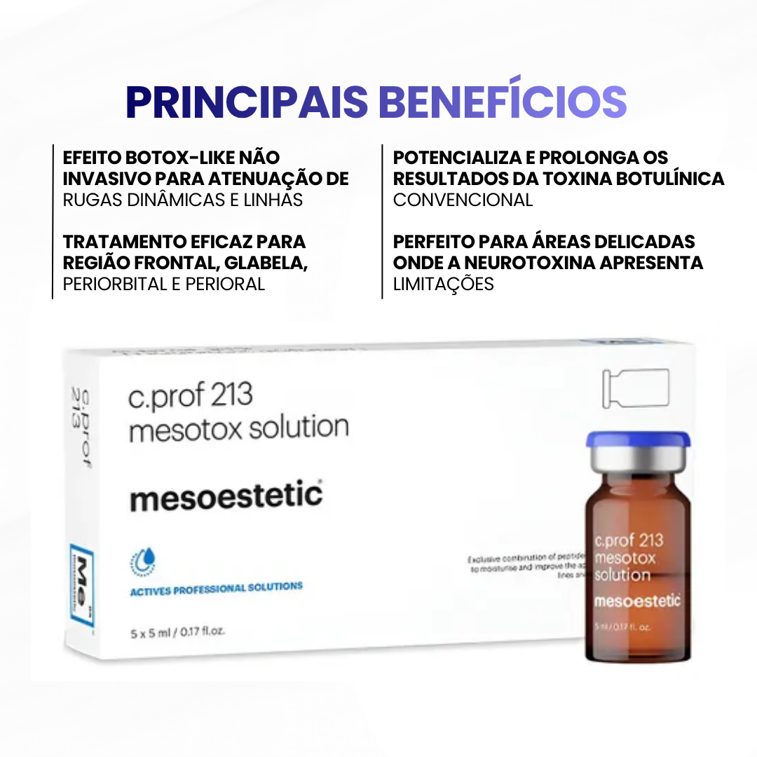 Mesotox Solution (5x5mL) - c.prof 213 Mesoestetic - imagem 2