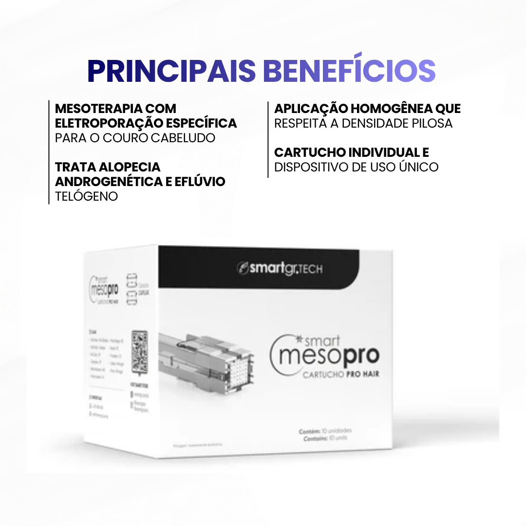 Cartucho Smart Meso Pro Capilar (HAIR) - 10 unidades - imagem 2