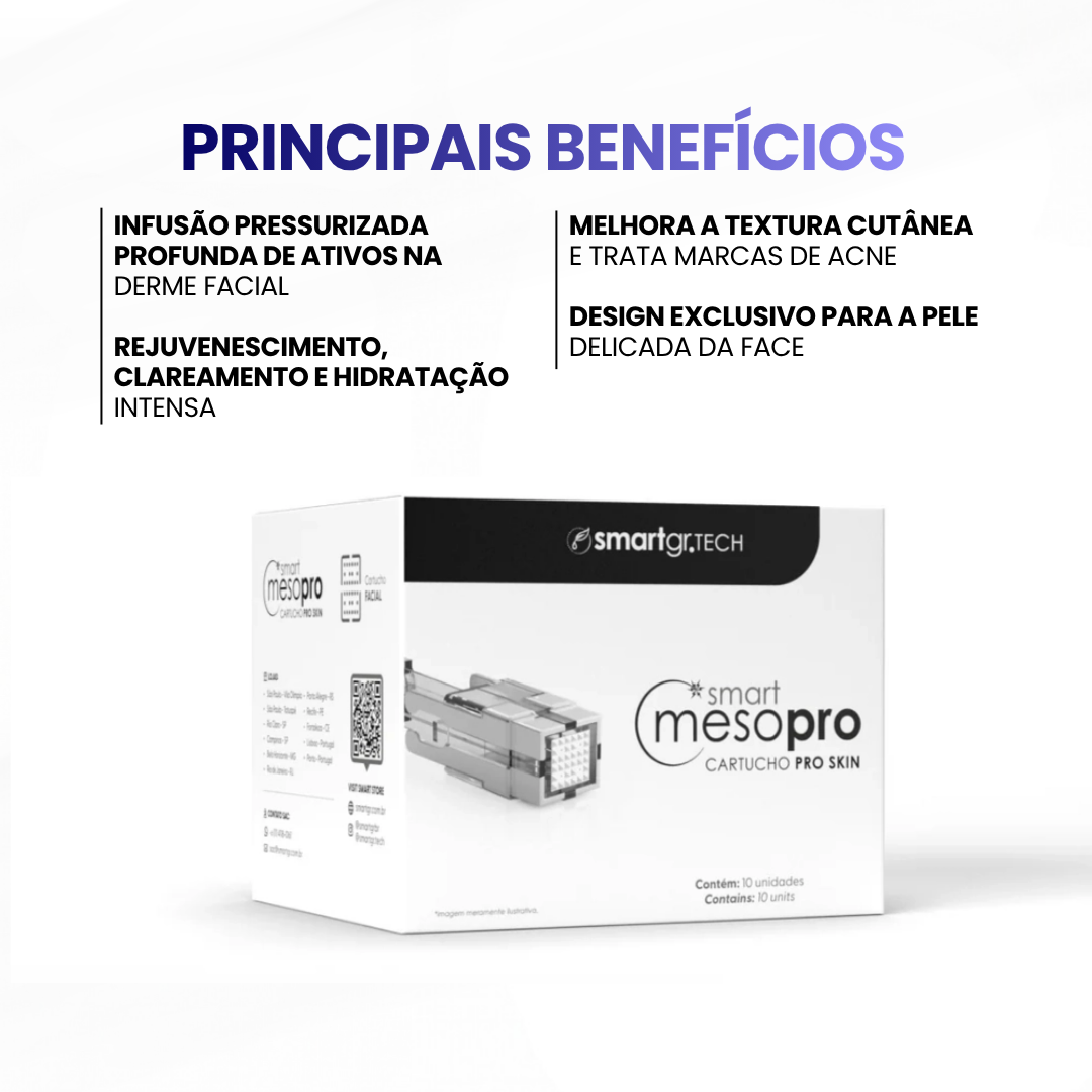 Cartucho Smart Meso Pro Facial (SKIN) - 10 unidades - imagem 2