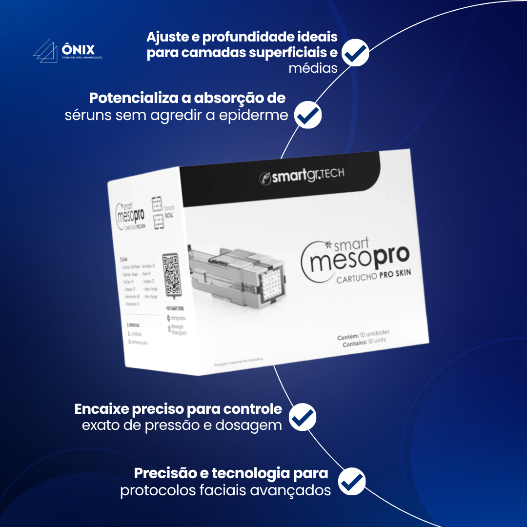 Cartucho Smart Meso Pro Facial (SKIN) - 10 unidades - imagem 3
