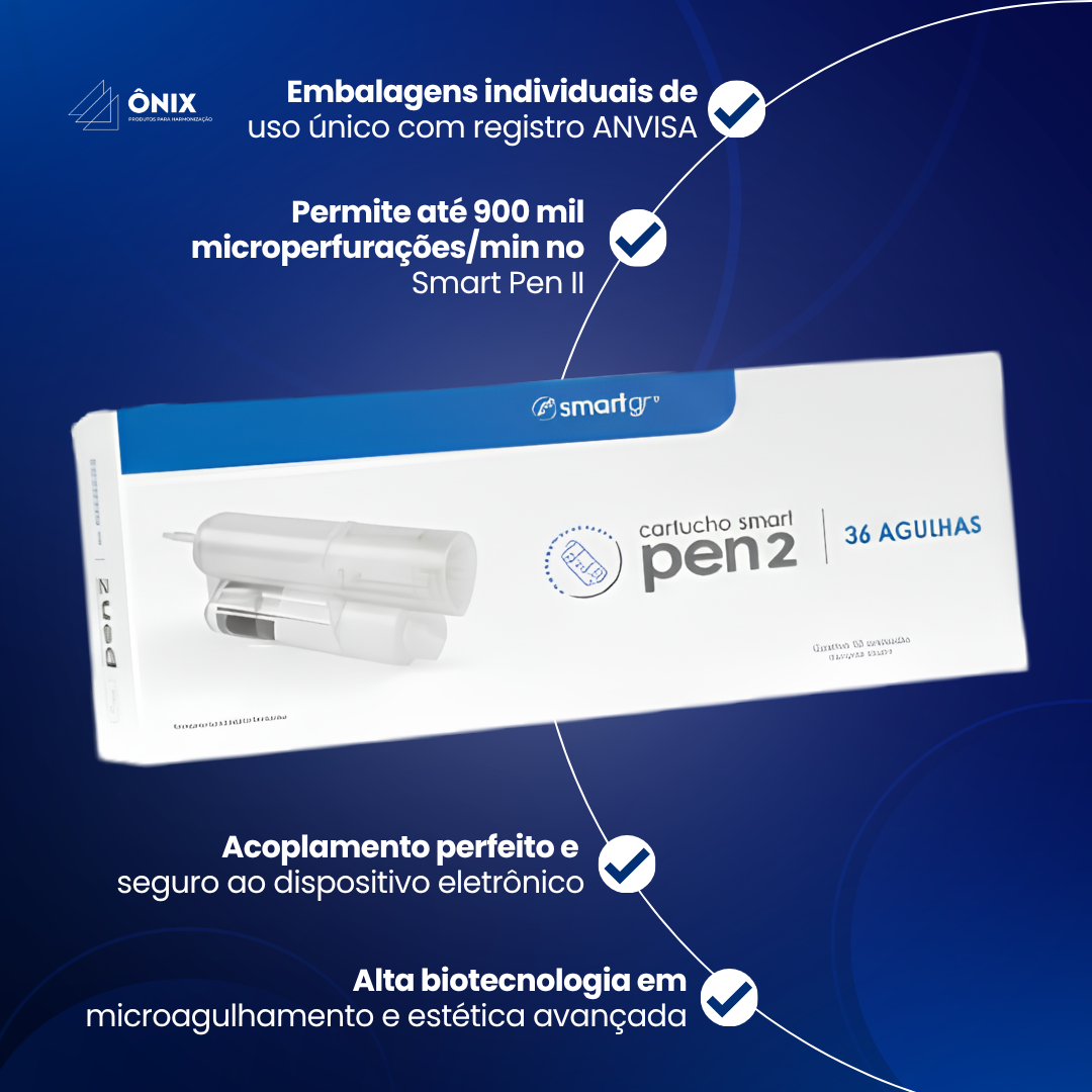Cartucho Smart Pen II - 36 Agulhas (10 Unidades) - imagem 3