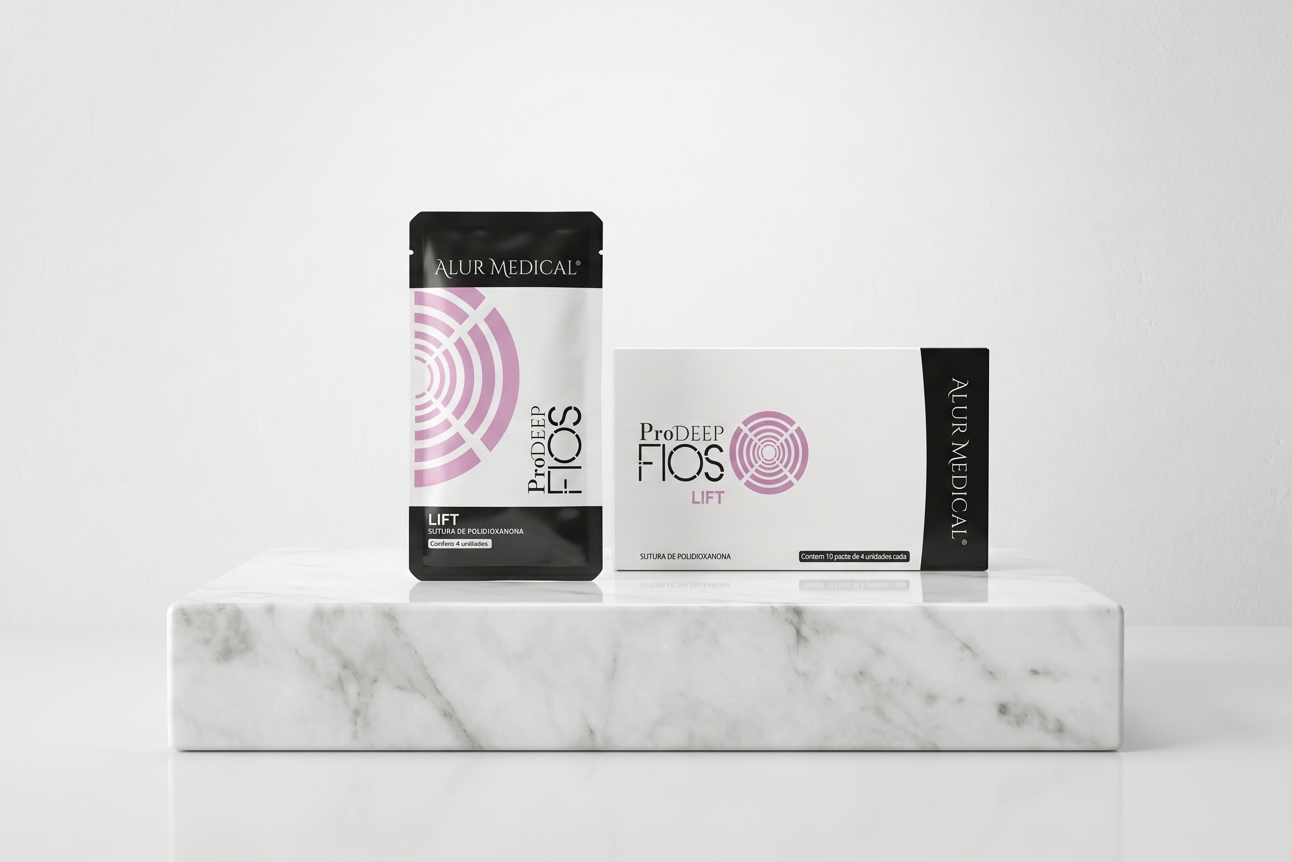 Fios ProDeep Lift Molding Cânulado 18G - 60MM-130MM (01 pacote c/ 04 unidades) - Alur Medical
