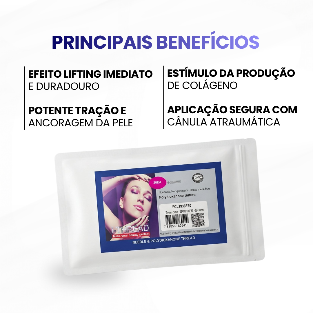 Pacote de Fios Espiculados Cânulado 19G - 38x80mm (05 blister c/ 04 unidades cada) - MedBeauty - imagem 2