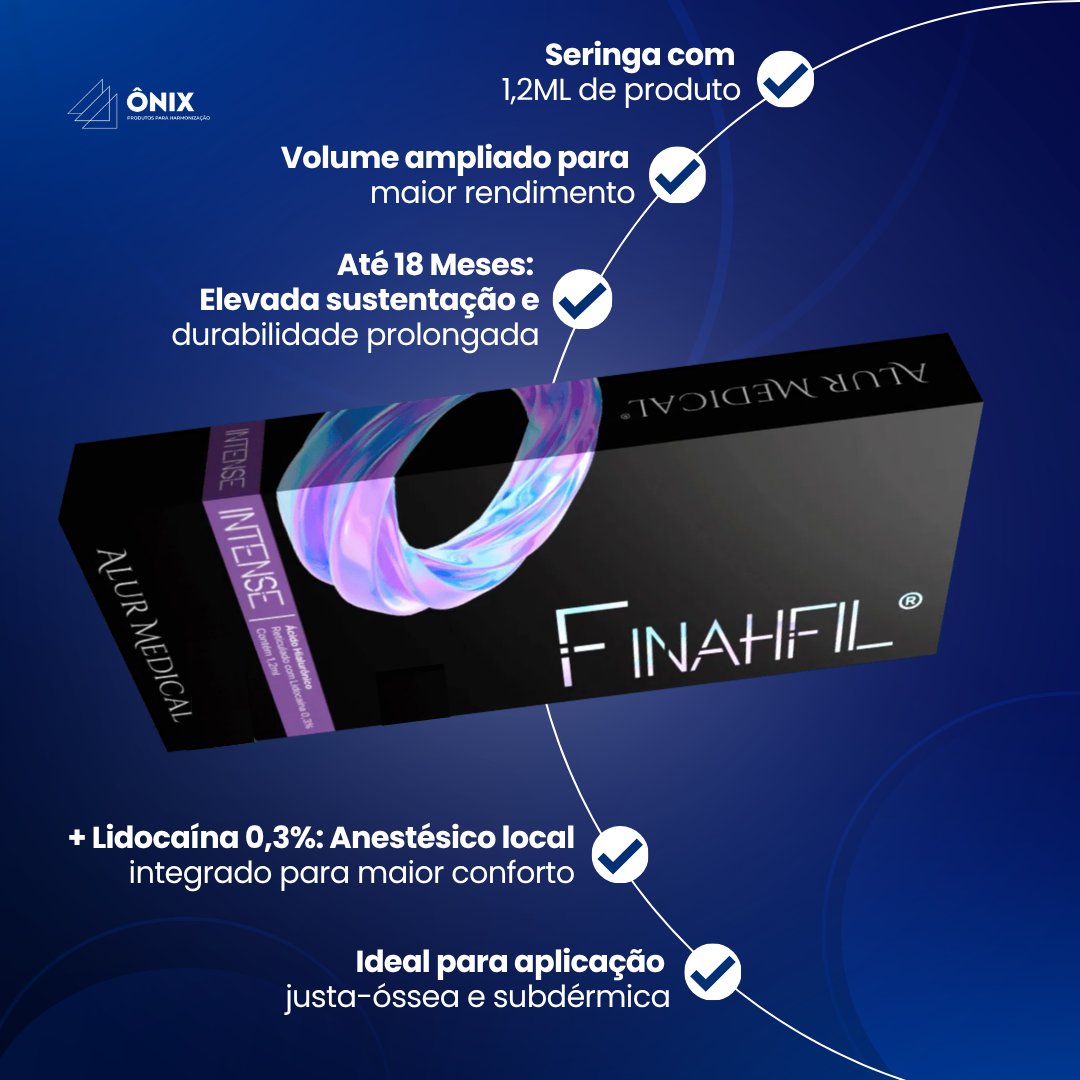 FinahFil intense c/ lidocaína (1x1,2ml) + Cânula 22gx50mm - Alur Medical - imagem 3