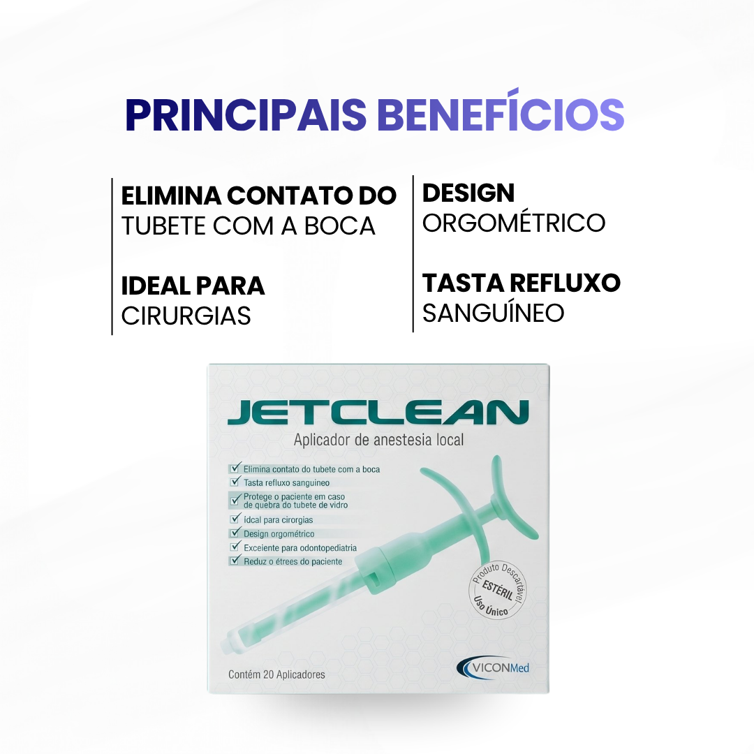 Seringa Carpule Jetclean S/ agulha CX c/20un - imagem 2