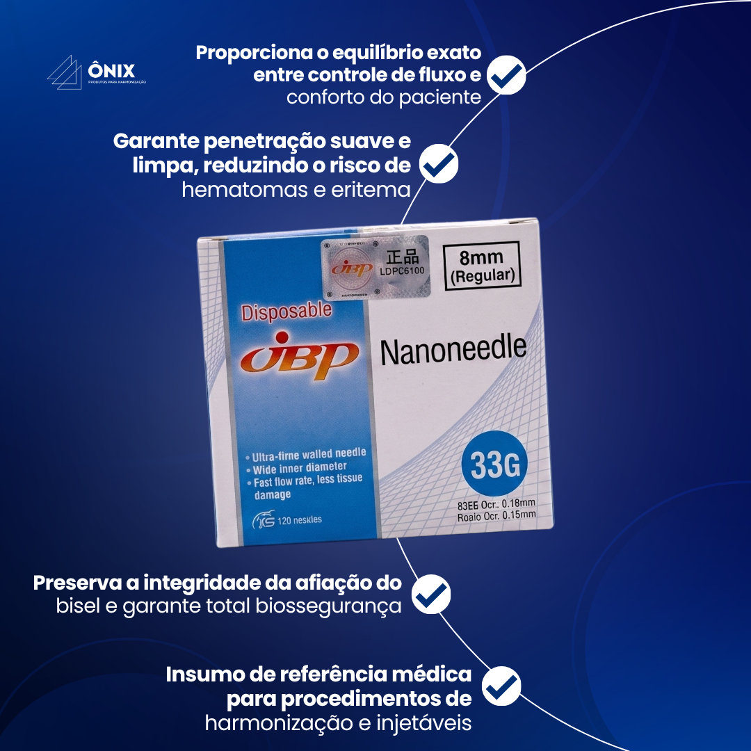 Agulha Hipodermica 33g - 8mm - Medbeauty - imagem 3