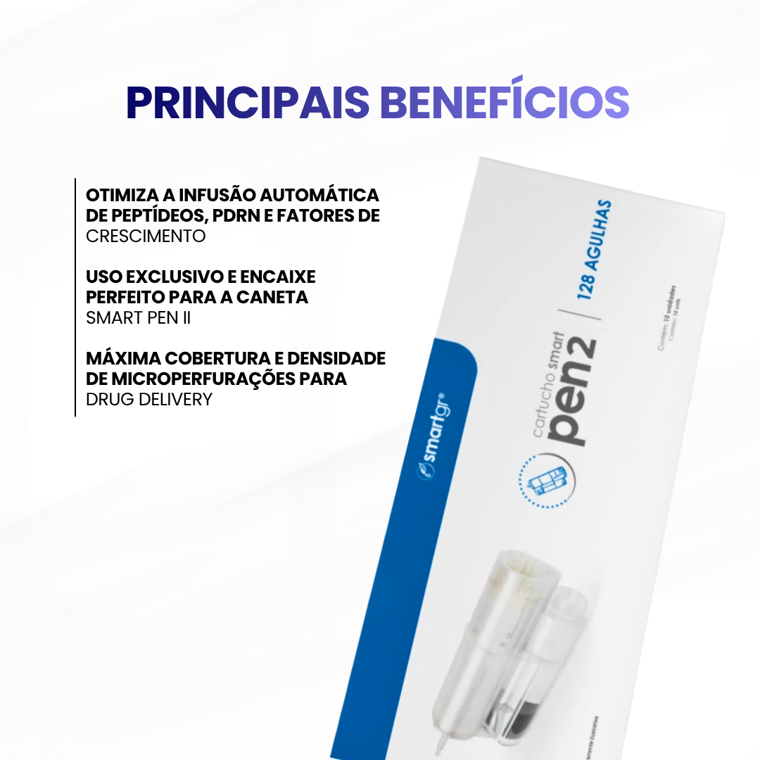 Cartucho Smart Pen II - 128 Agulhas (10 Unidades) - imagem 2