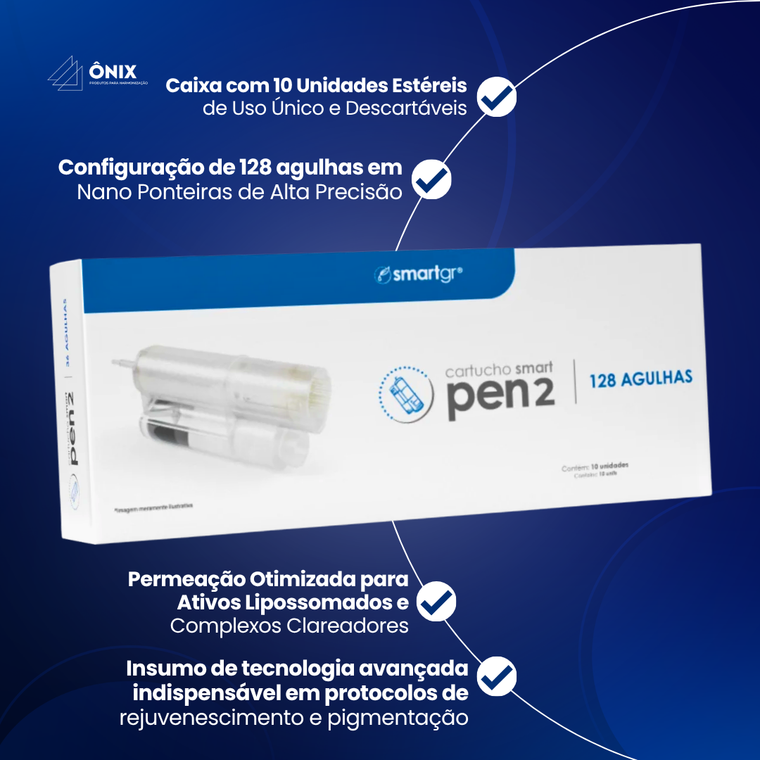 Cartucho Smart Pen II - 128 Agulhas (10 Unidades) - imagem 3