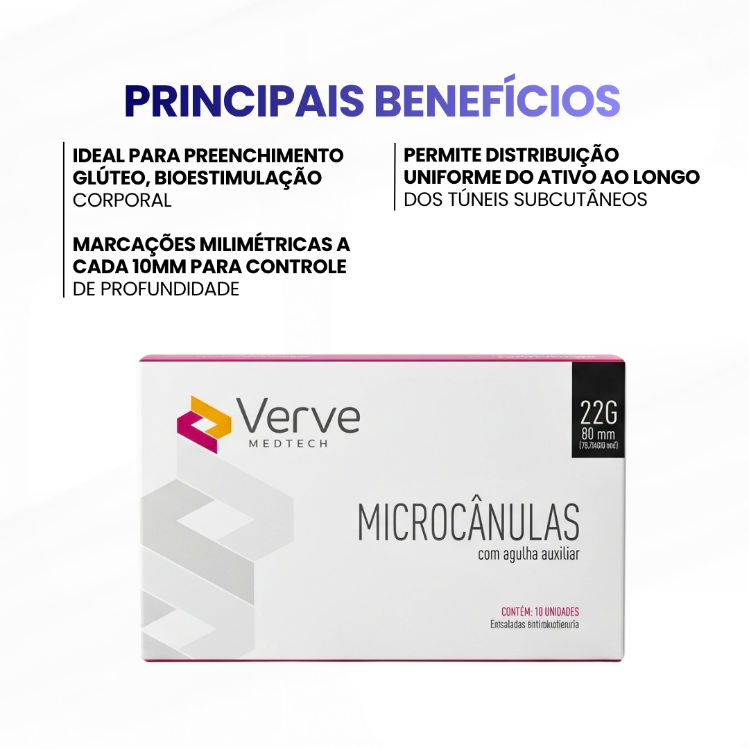 Caixa de Cânula 22gx50mm - Verve - (10un) - imagem 2
